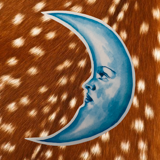 Blue Moon Sticker