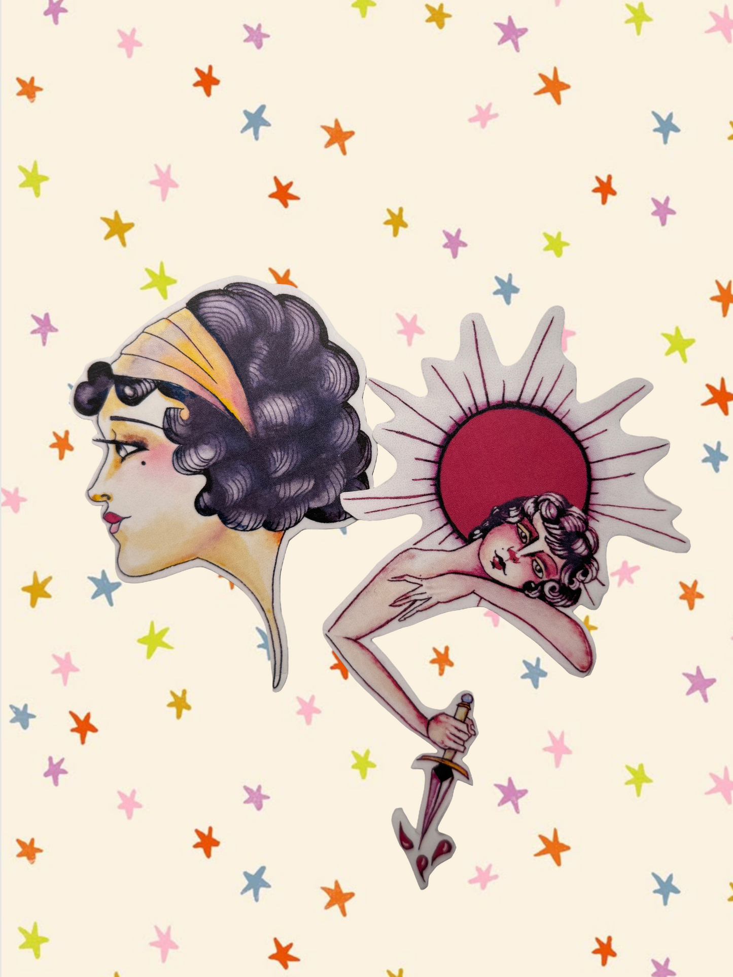 Traditional tattoo stickers