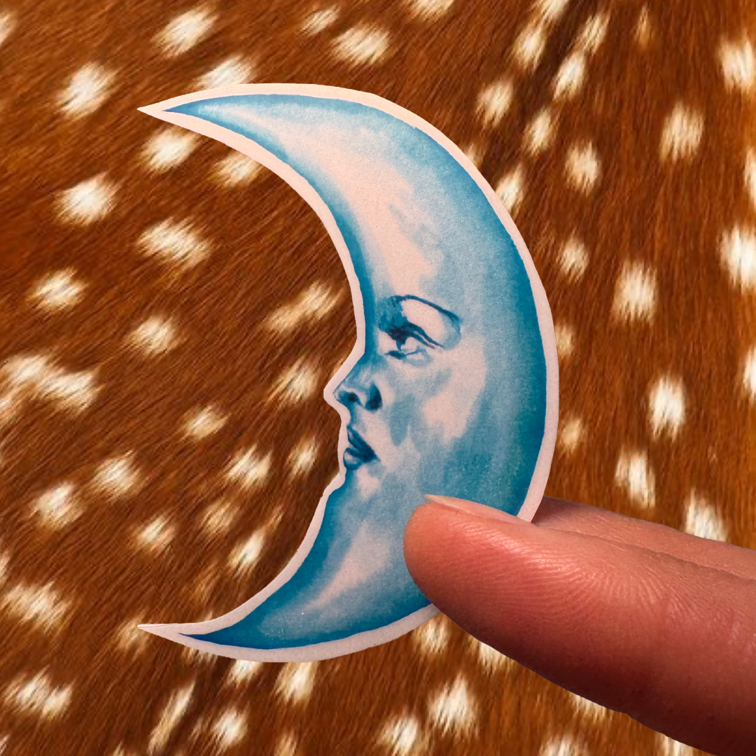 Blue Moon Sticker