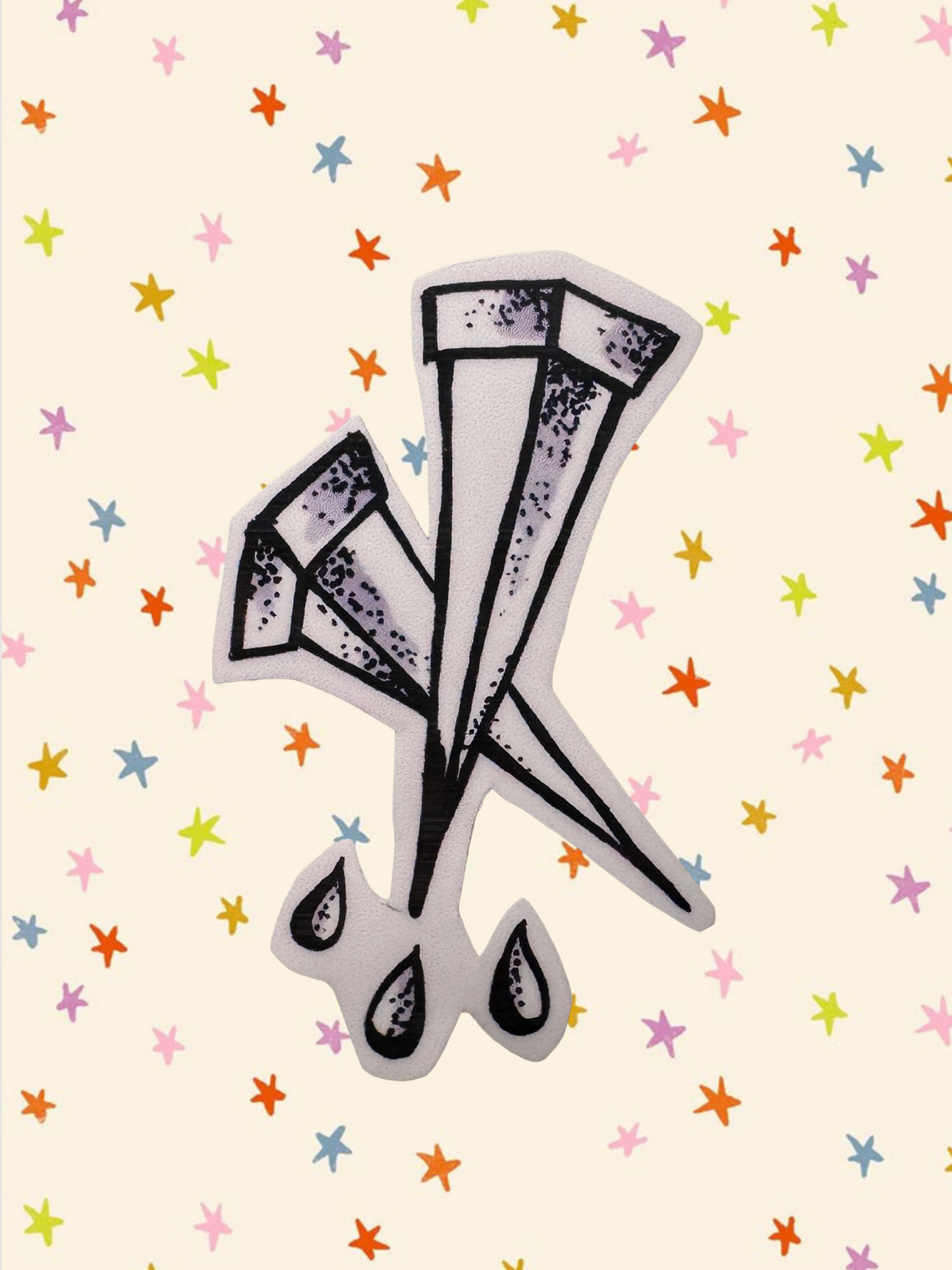 Traditional  Nail Tattoo Sticker