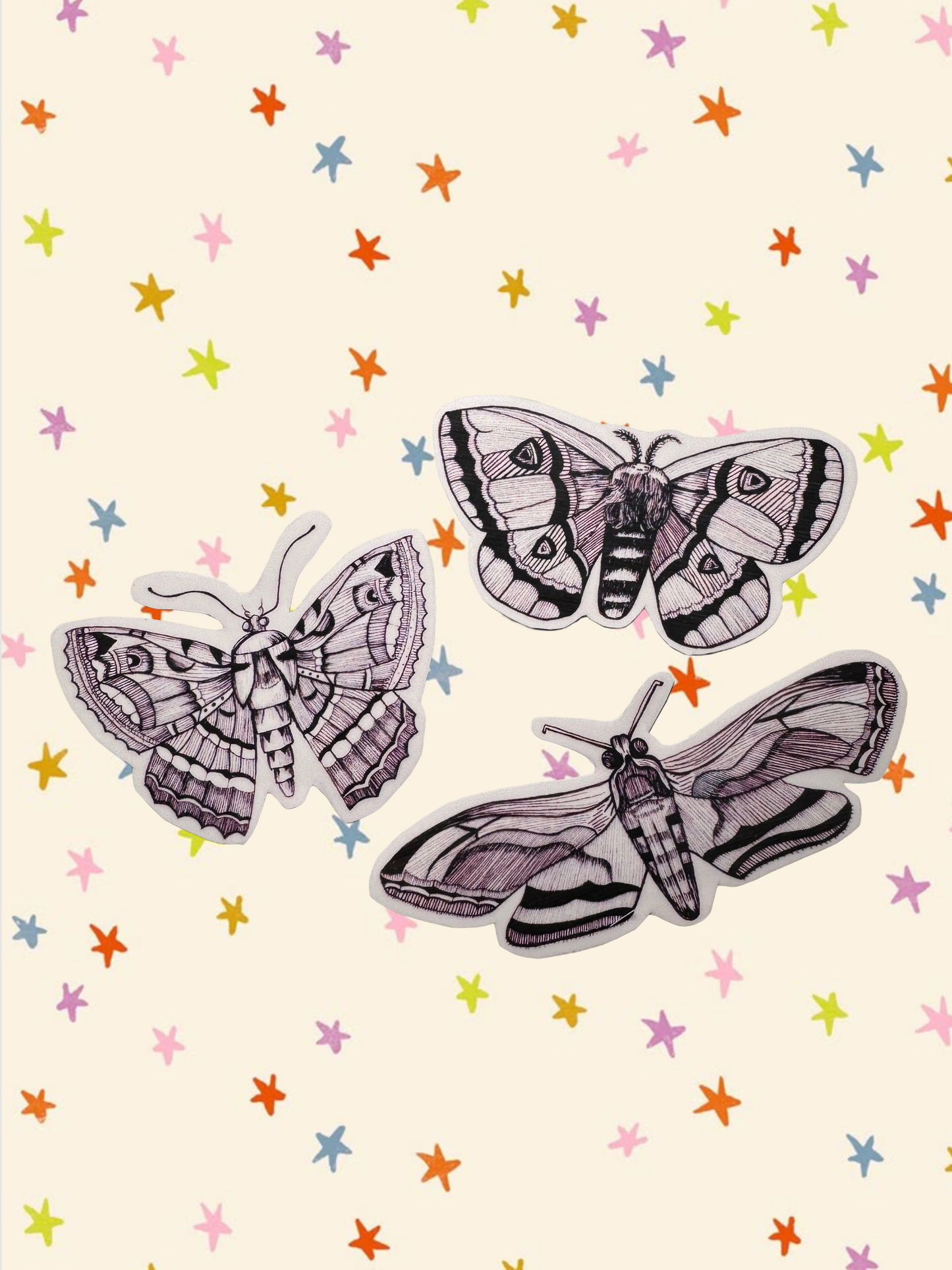 Moth Sticker Pack