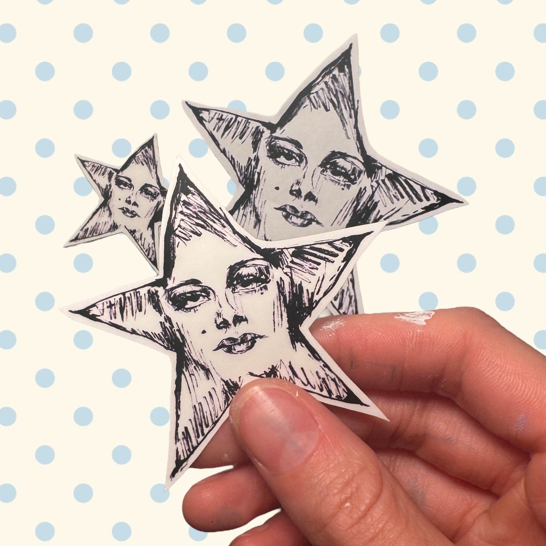 Movie Star Sticker