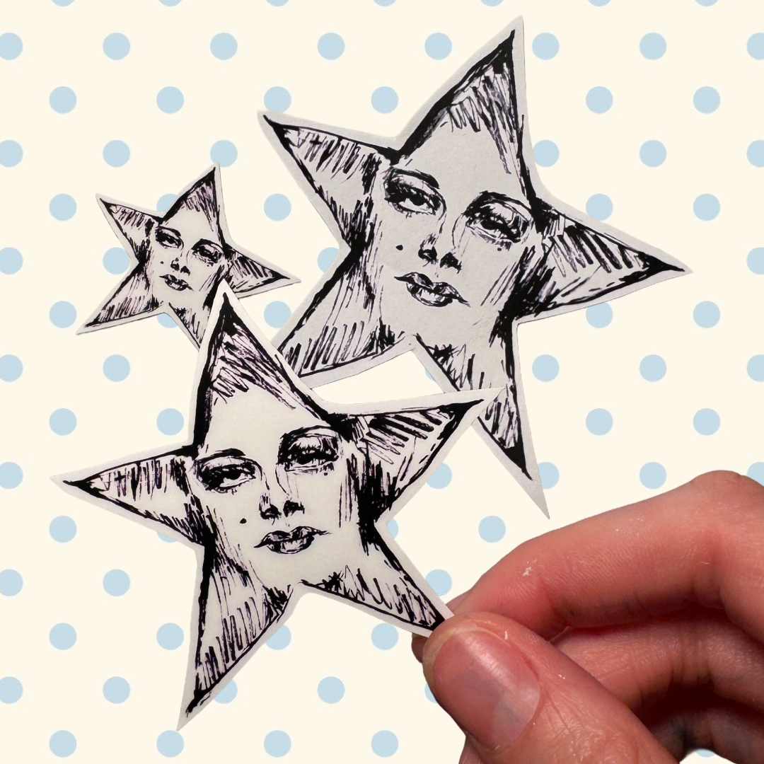 Movie Star Sticker