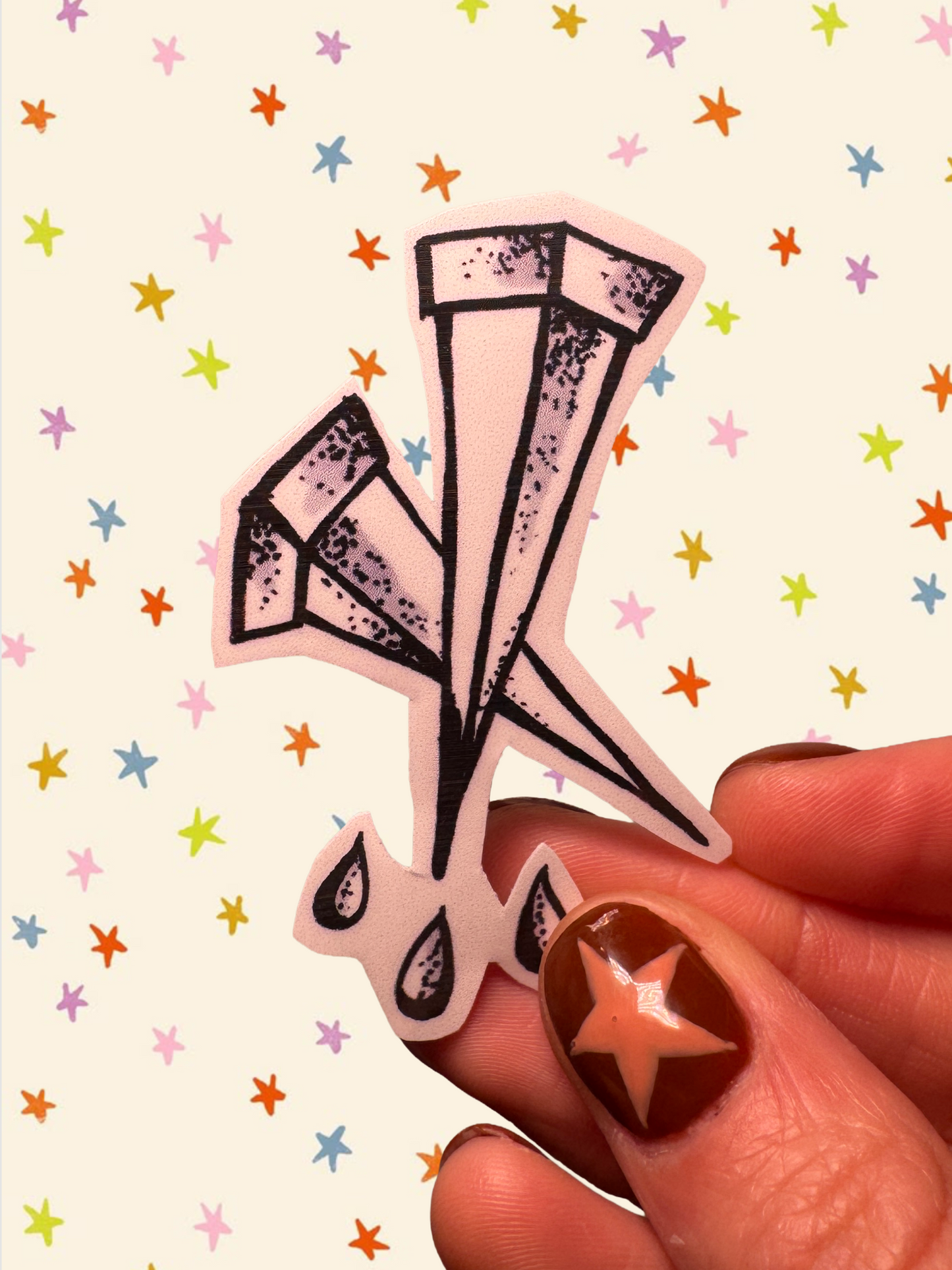 Traditional  Nail Tattoo Sticker