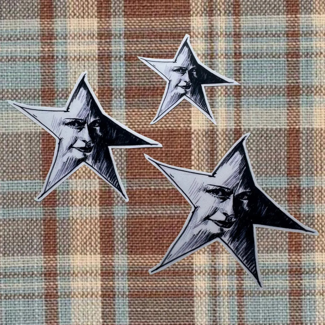 Hollywood Star Sticker Pack of 3