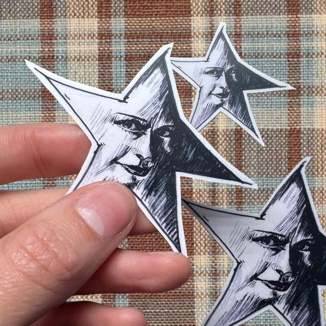 Hollywood Star Sticker Pack of 3