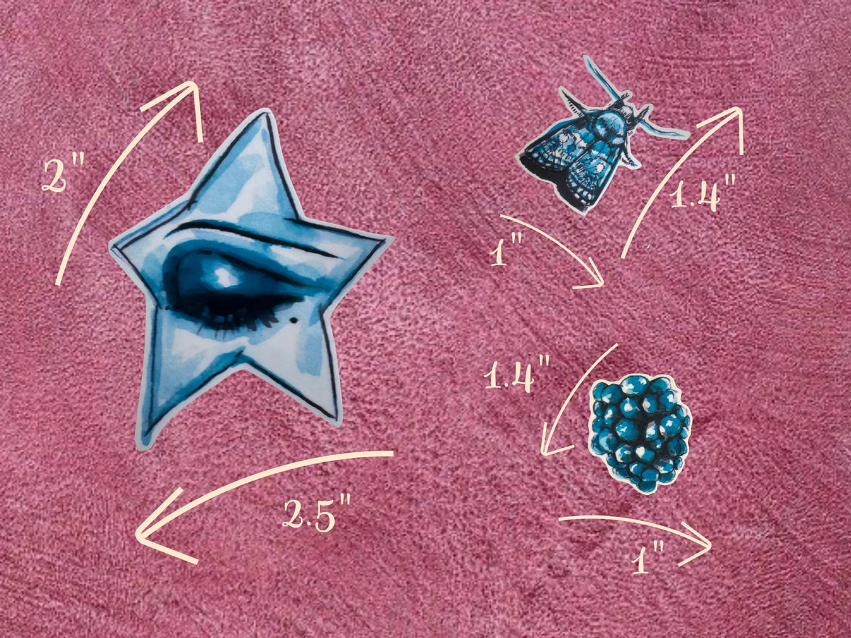 Blue Burlesque Sticker Pack
