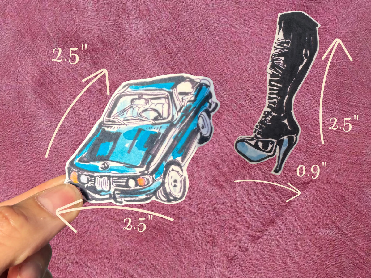 Blue Burlesque Sticker Pack